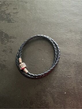 Pandora leather wrap around bracelet